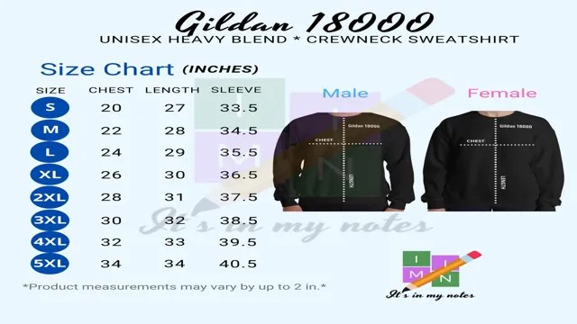Gildan Sweatshirt Size Chart: Find Your Perfect Fit – SizeChartly