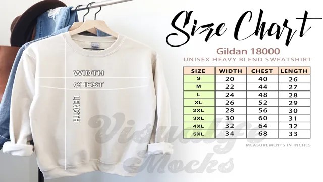Gildan Unisex Crewneck Sweatshirt Size Chart: Find Your Perfect Fit