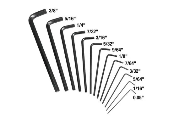Hex Key Size Chart – SizeChartly