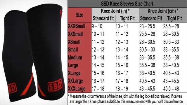 Find Your Perfect Fit with Compression Knee Sleeve Size Chart – SizeChartly