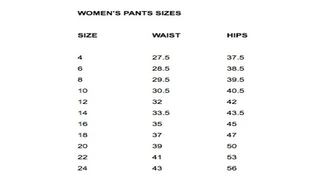 Find Your Perfect Fit Dickies Women’s Pants Size Chart – SizeChartly