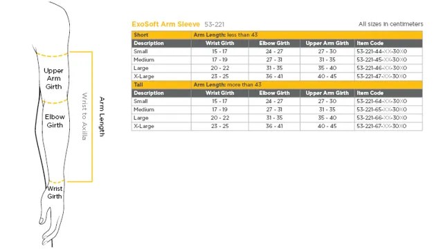 The Ultimate EvoShield Arm Sleeve Size Chart Guide – SizeChartly