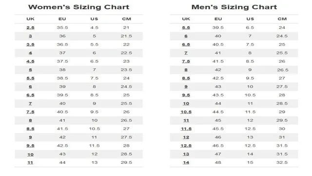 Find Your Perfect Fit with Women’s Size Chart – SizeChartly