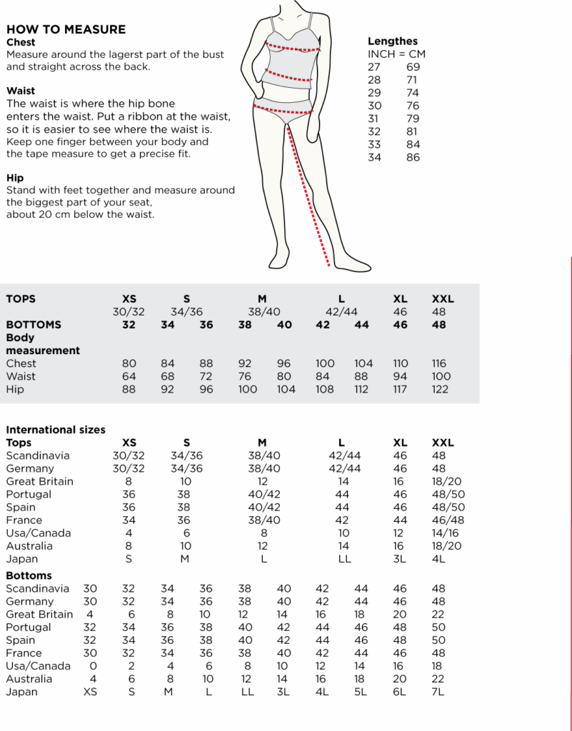 Women'S Medium Size Chart