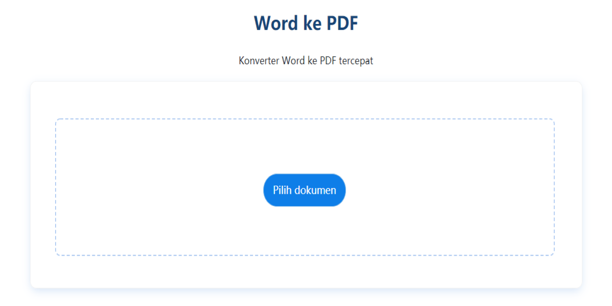 Ubah Word to PDF File Besar dengan Mudah dan Gratis