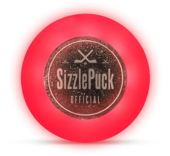Light up hockey puck 10 colors in 1 puck Sizzle Puck