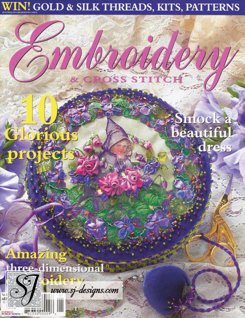 Australian Embroidery & Cross Stitch Vol.11 No.7 SJ Designs