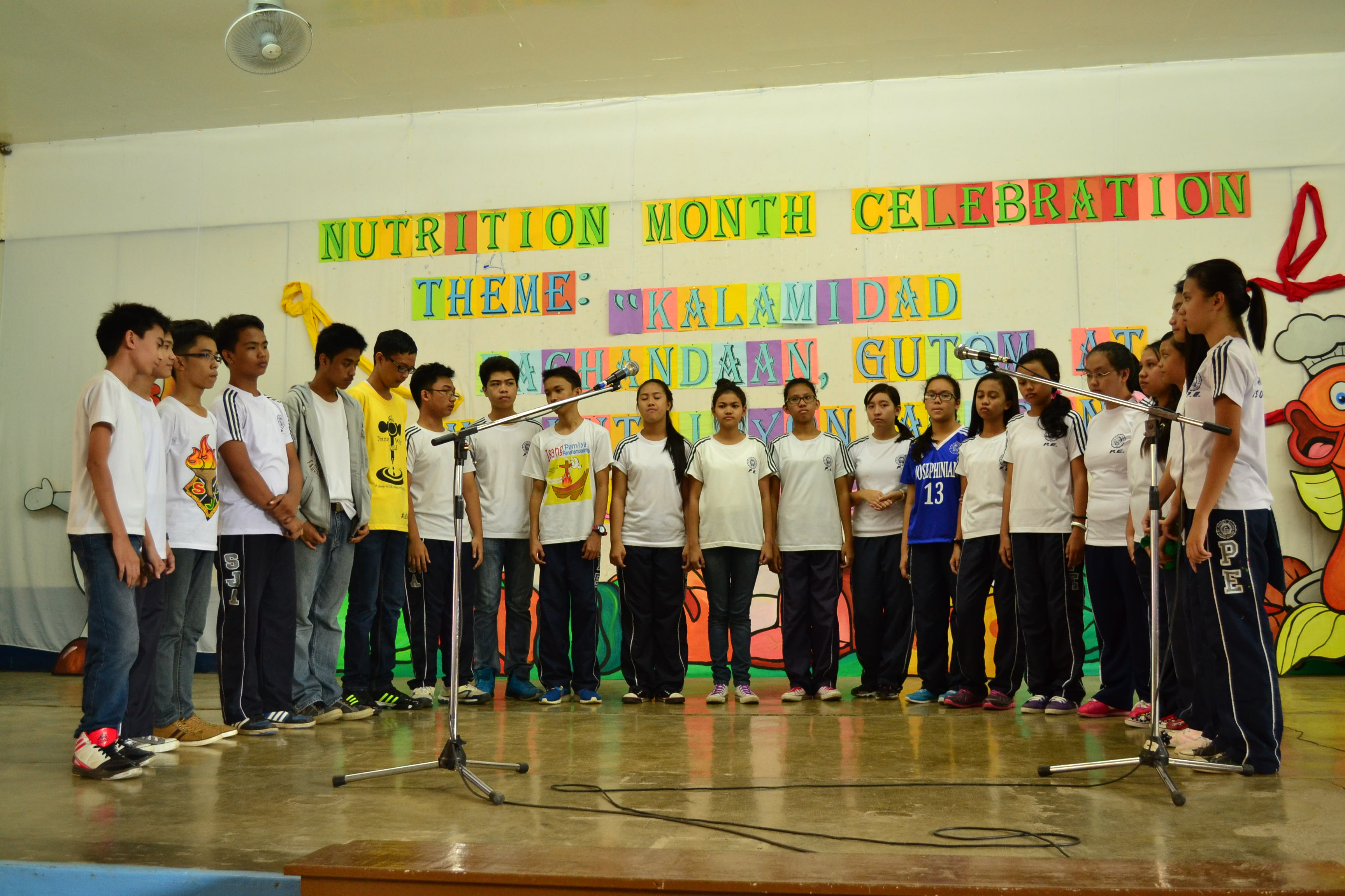 Nutrition Month Celebration On with Awareness St. Joseph Academy of