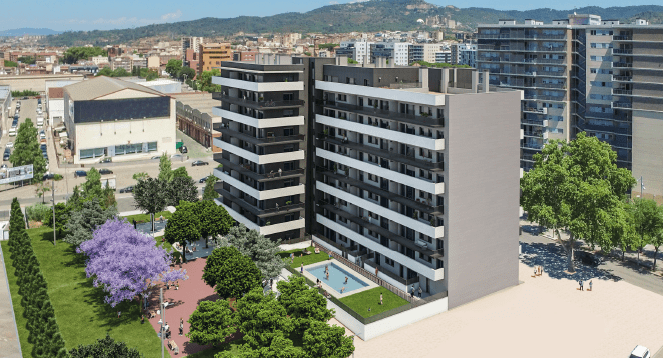 Nueva promoción de 84 pisos de protección oficial en la zona del Barça