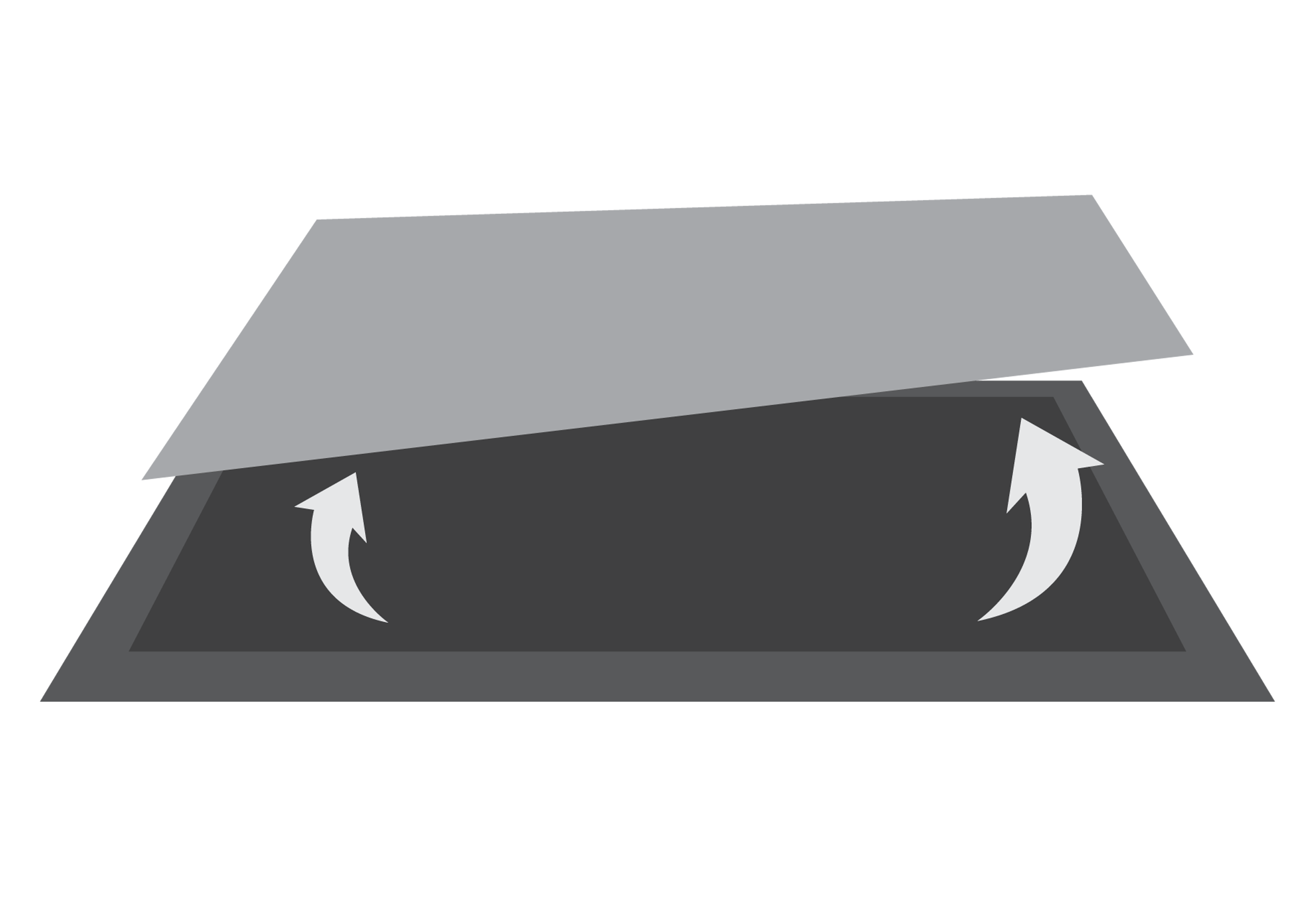 » Counter Top Advertising Mat A3 Top Load