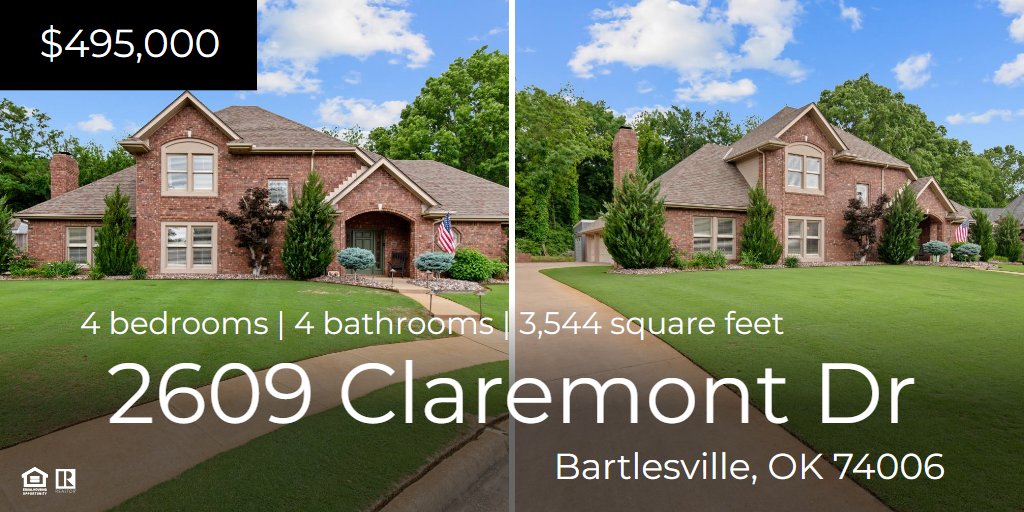 2609 Claremont Dr, Bartlesville, OK 74006