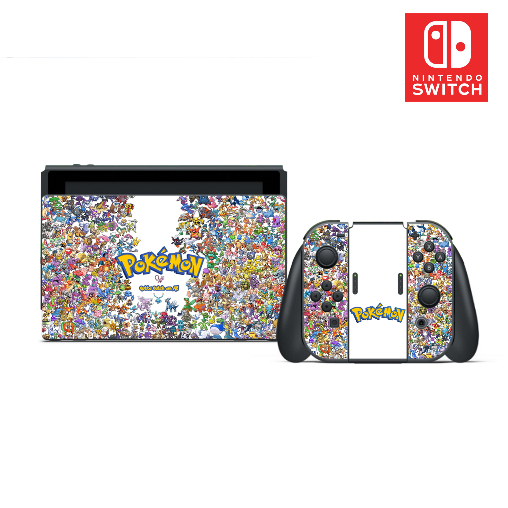 Pokémon Vinyl Skin Sticker Set for Nintendo Switch eBay
