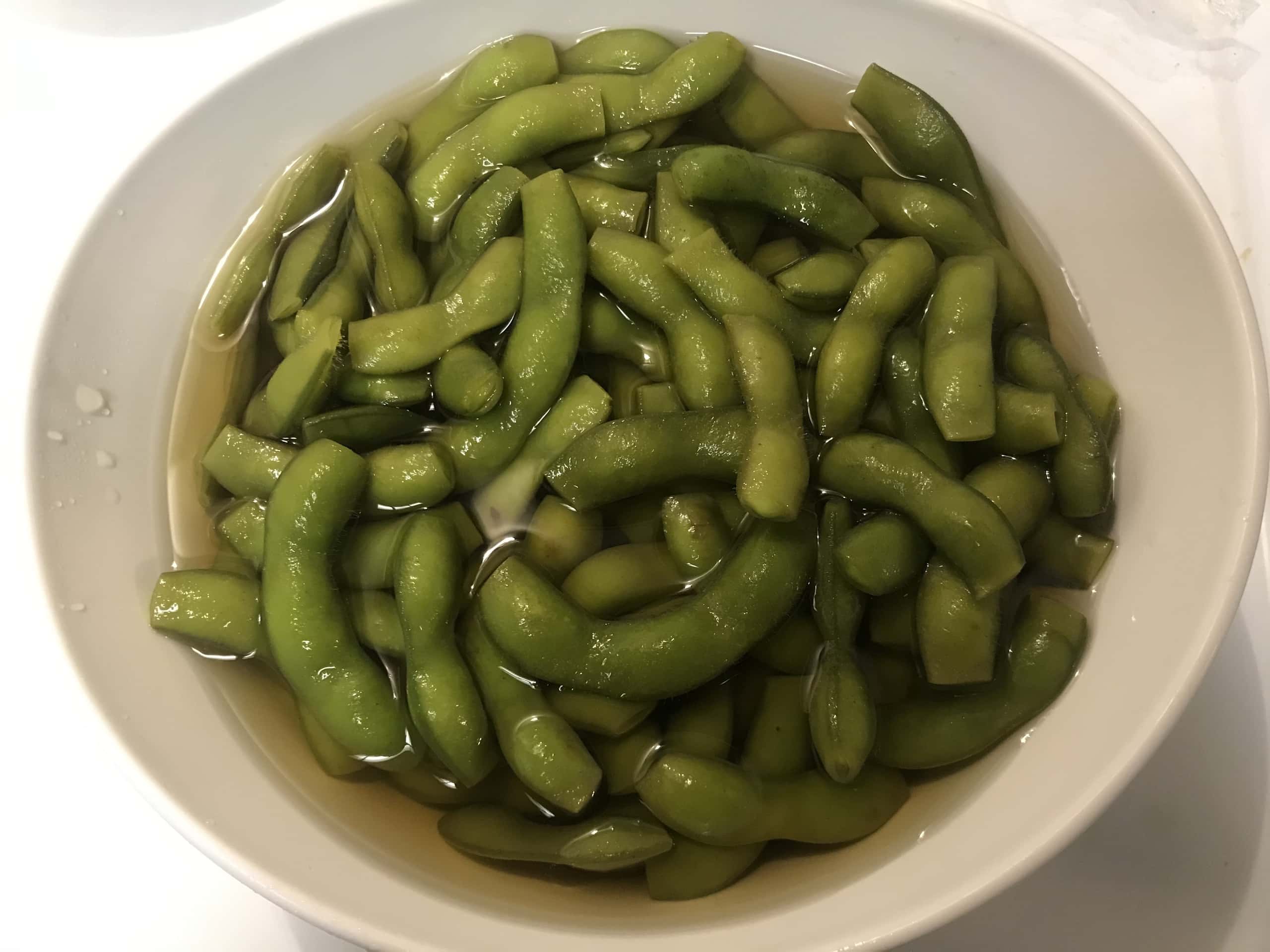 Cooking Wine Marinated Edamame S&J Menu