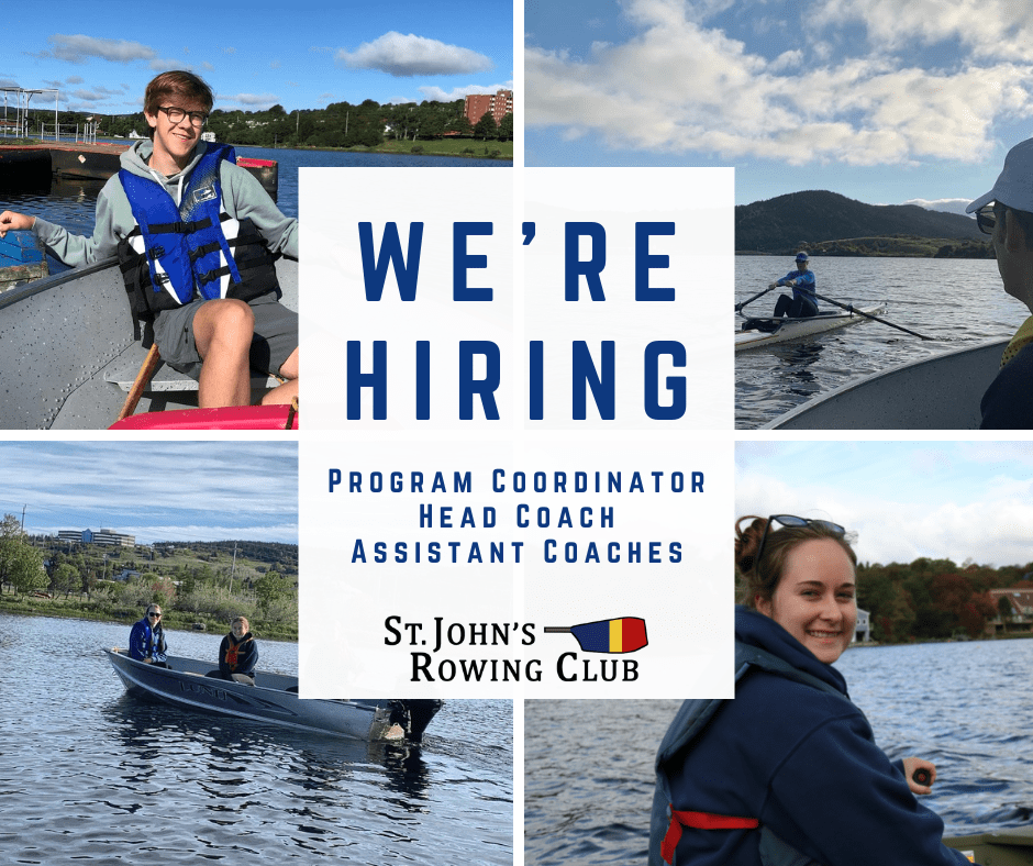 We’re Hiring! St. John’s Rowing Club