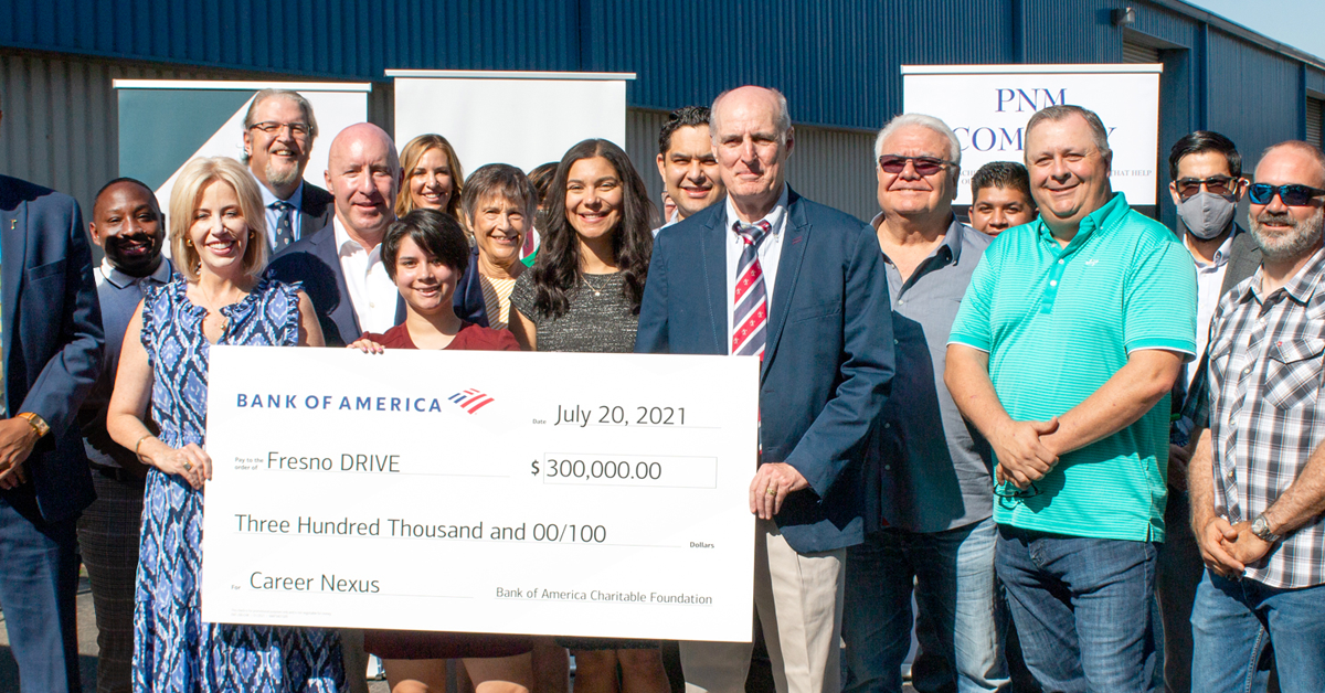 Fresno DRIVE lands 300k grant from Bank of America. Here's where it's