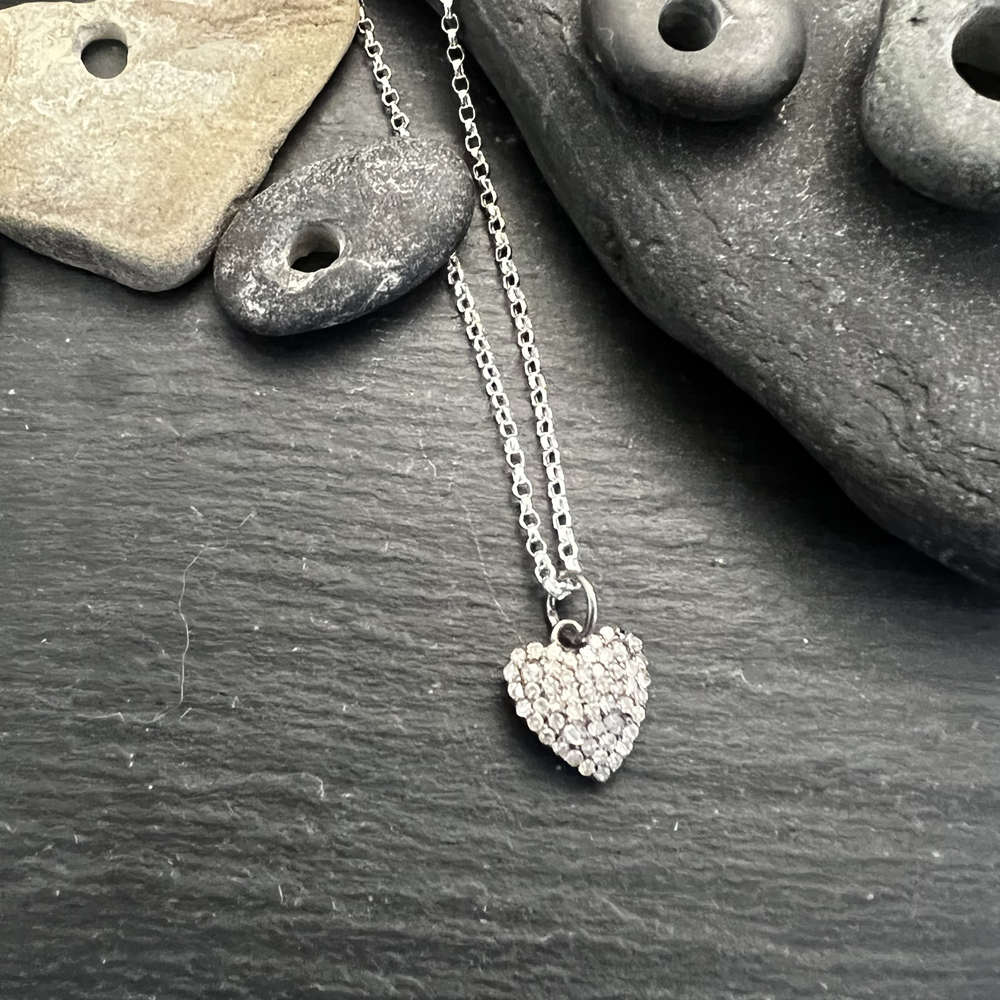 Diamond Heart Necklace SKANDA