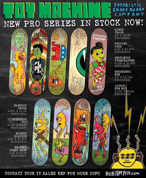 Toy Machine New Pro Series/Last Supper Deck Skateaffair