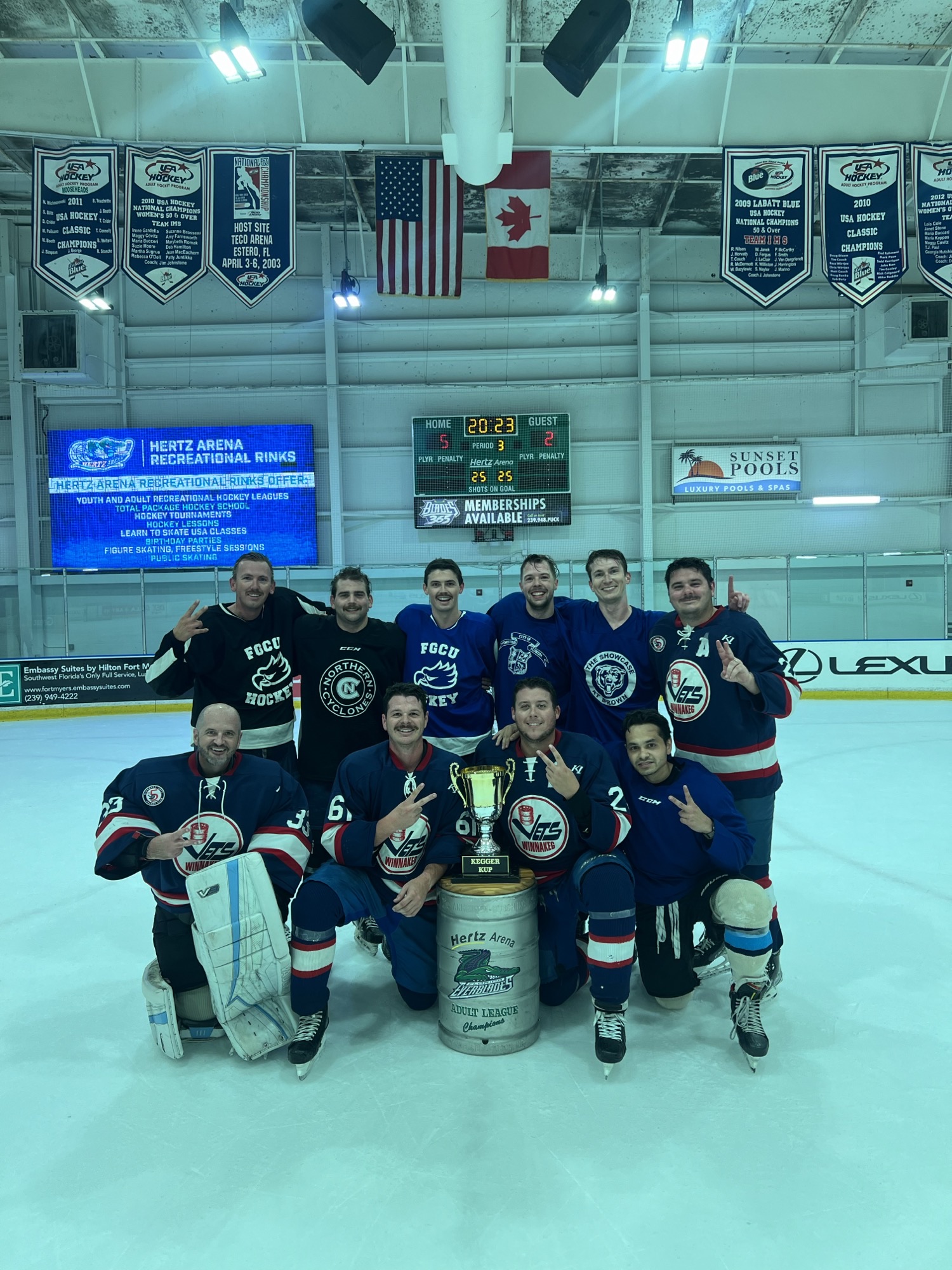 Adult Tier 3 Hockey League Hertz Arena Recreational Rinks