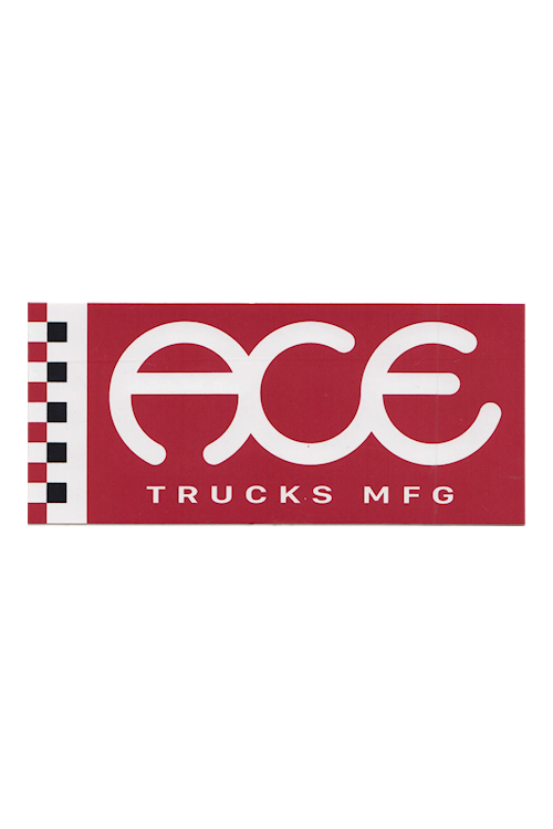 ACE Trucks Boxed Standard Logo Sticker Skateprylar