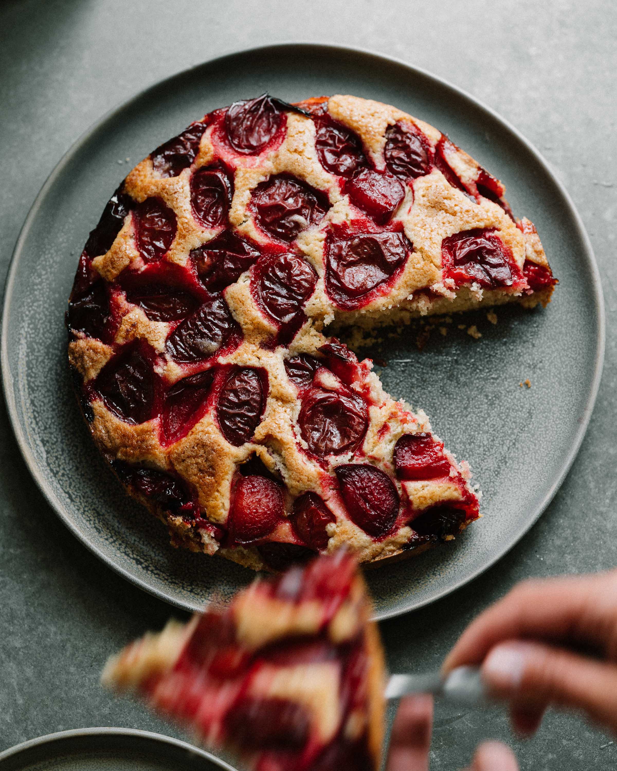 Buttermilk Plum Cake