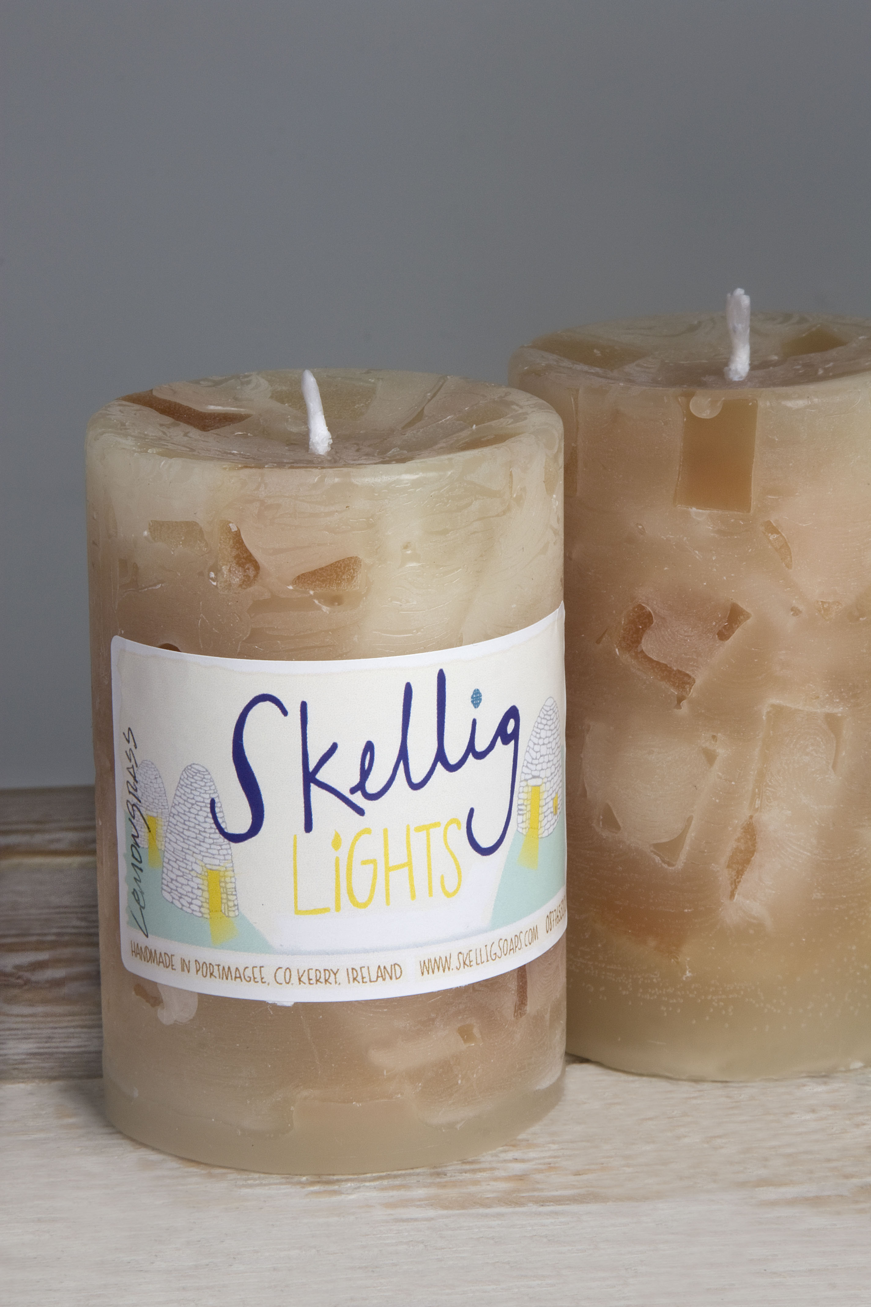 Lemongrass Pure Essential Oil Candle Skelligsoaps