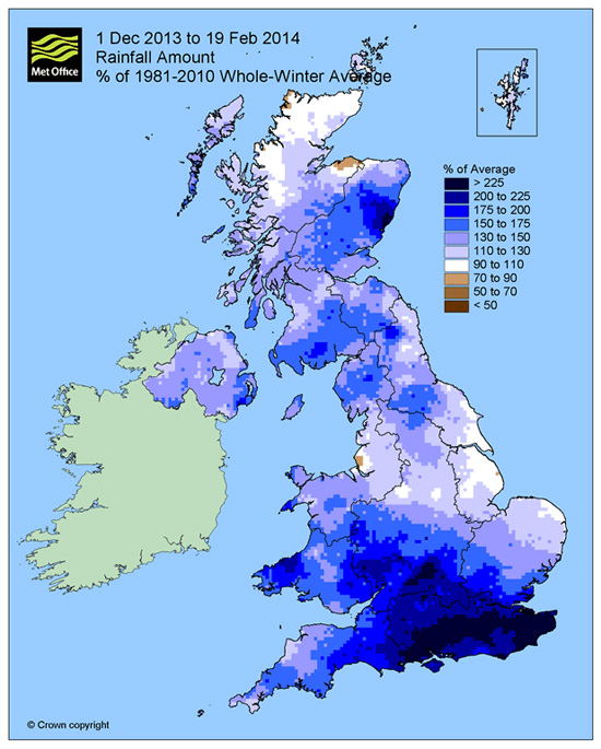 The Extraordinary UK Winter of 201314 a Timeline of Watery Chaos