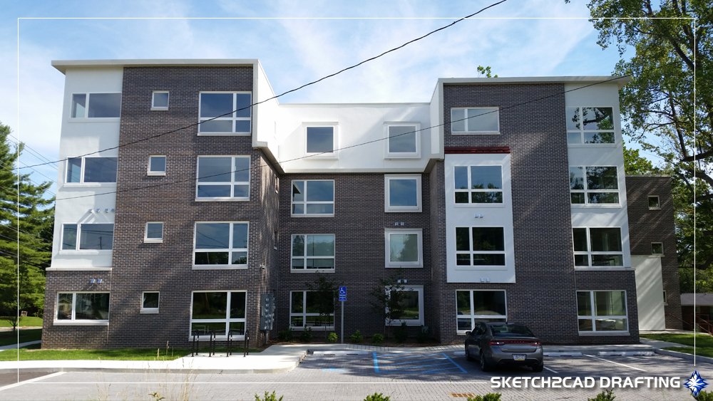 Sketch2Cad Drafting Bloomington, Indiana iMansion Apartments