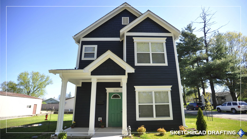 Sketch2Cad Drafting Bloomington, Indiana Revere Homes Logansport