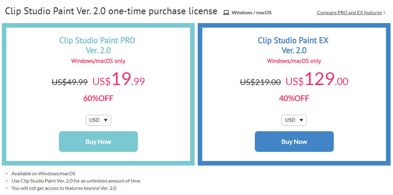 Clip Studio for 20 2D digital art and painting