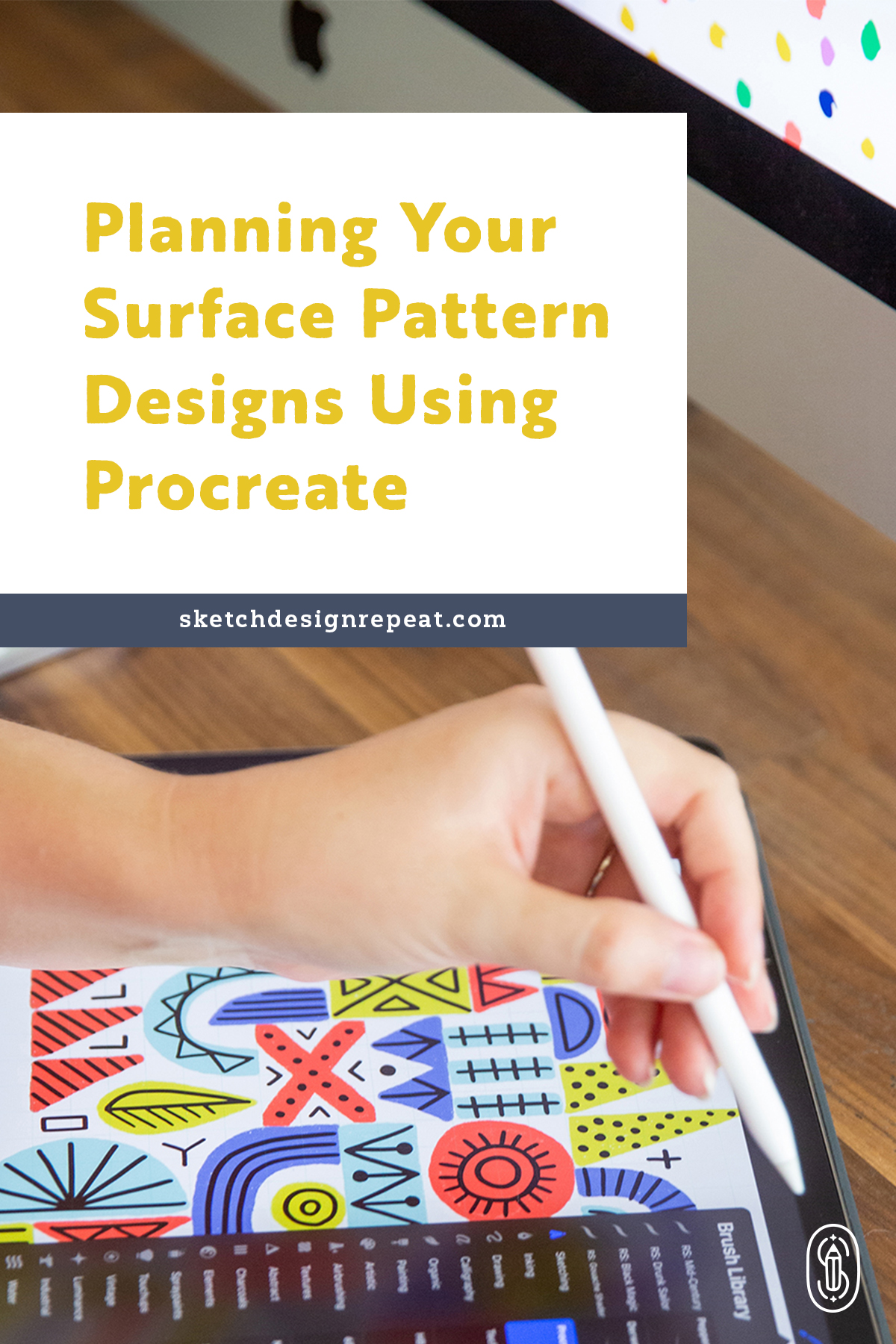 Planning Your Surface Pattern Designs Using Procreate Sketch Design Repeat