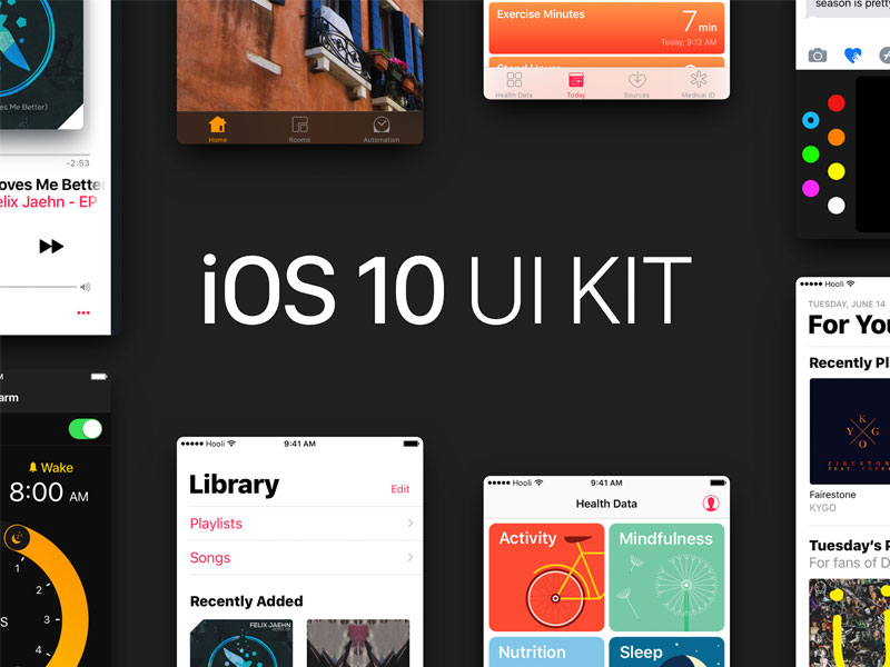 iOS 10 UI Kit Free Sketch Resource Sketch Elements