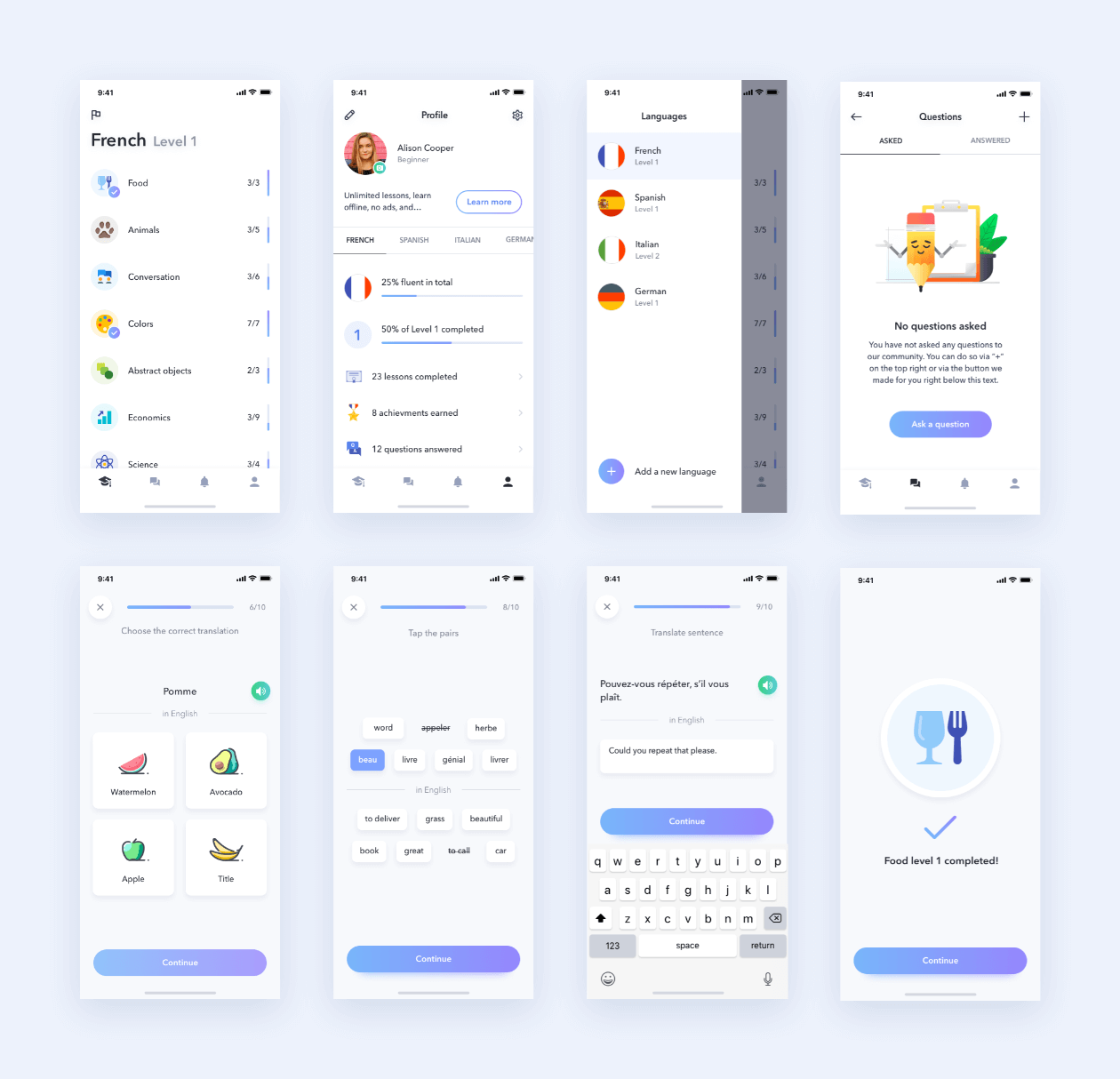 Language Learning App Sketch Free Sketch Resource Sketch Elements