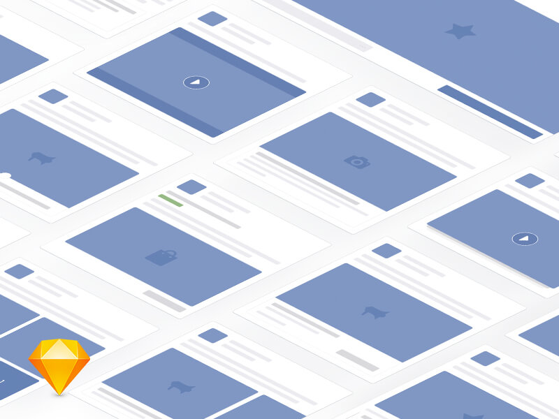 Facebook Elements Kit Demo - Free Sketch Resource | Sketch Elements