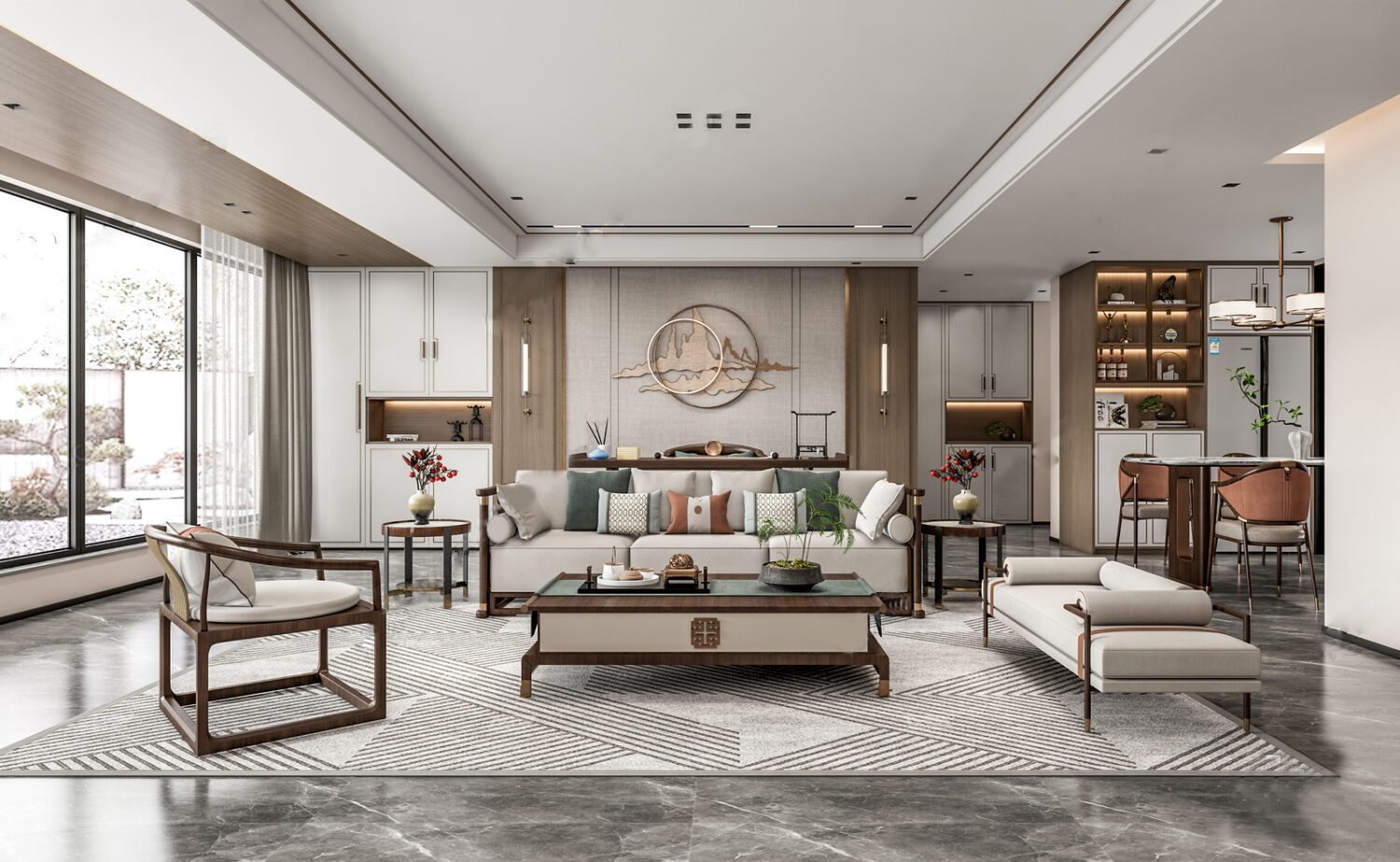 6844. Free Sketchup Living Room Interior Model Download