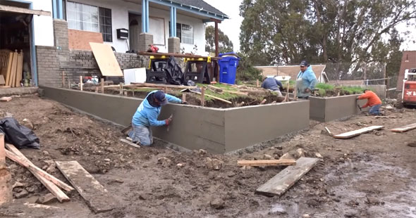 How To Build A Concrete Retaining Wall Retaining Wall Construction