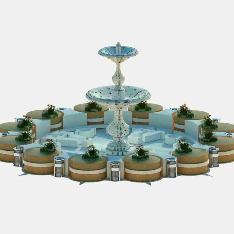 Fountain Sketchup Free Models