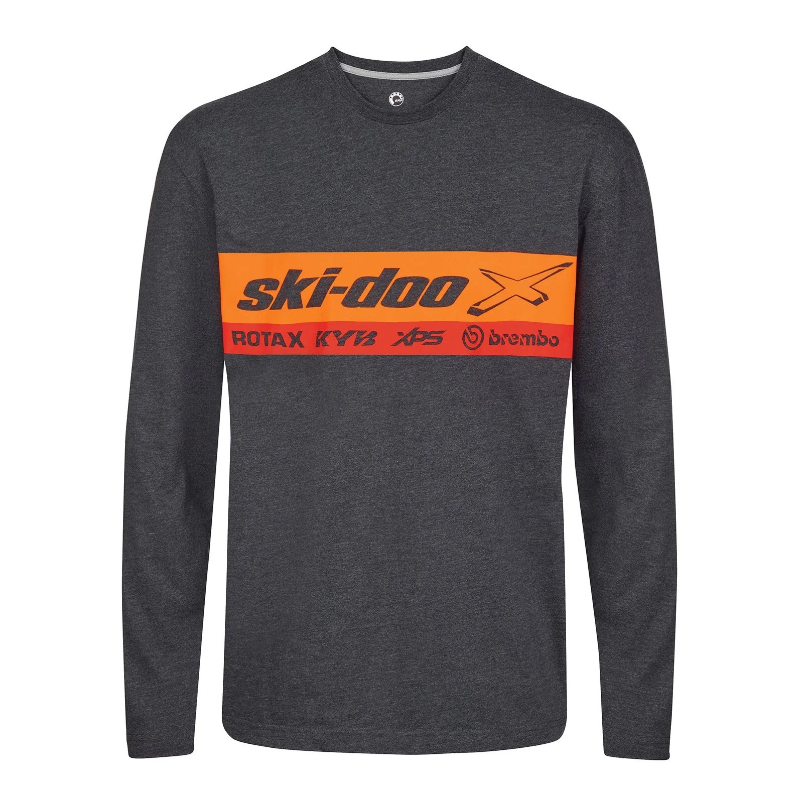 SkiDoo XTeam Long Sleeve Tshirt Heather Grey
