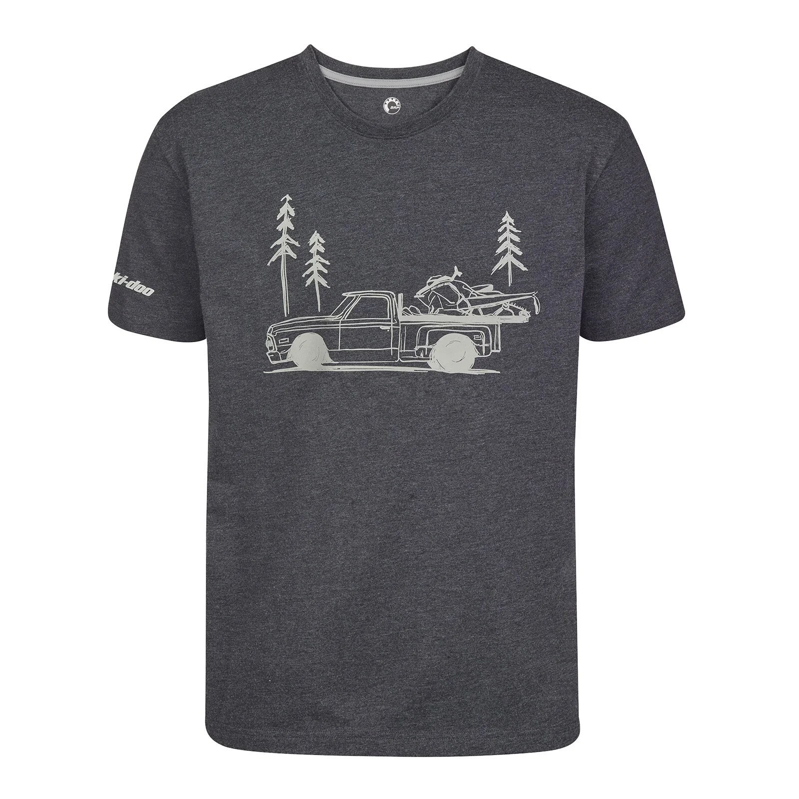 SkiDoo Haulin TShirt Heather Grey
