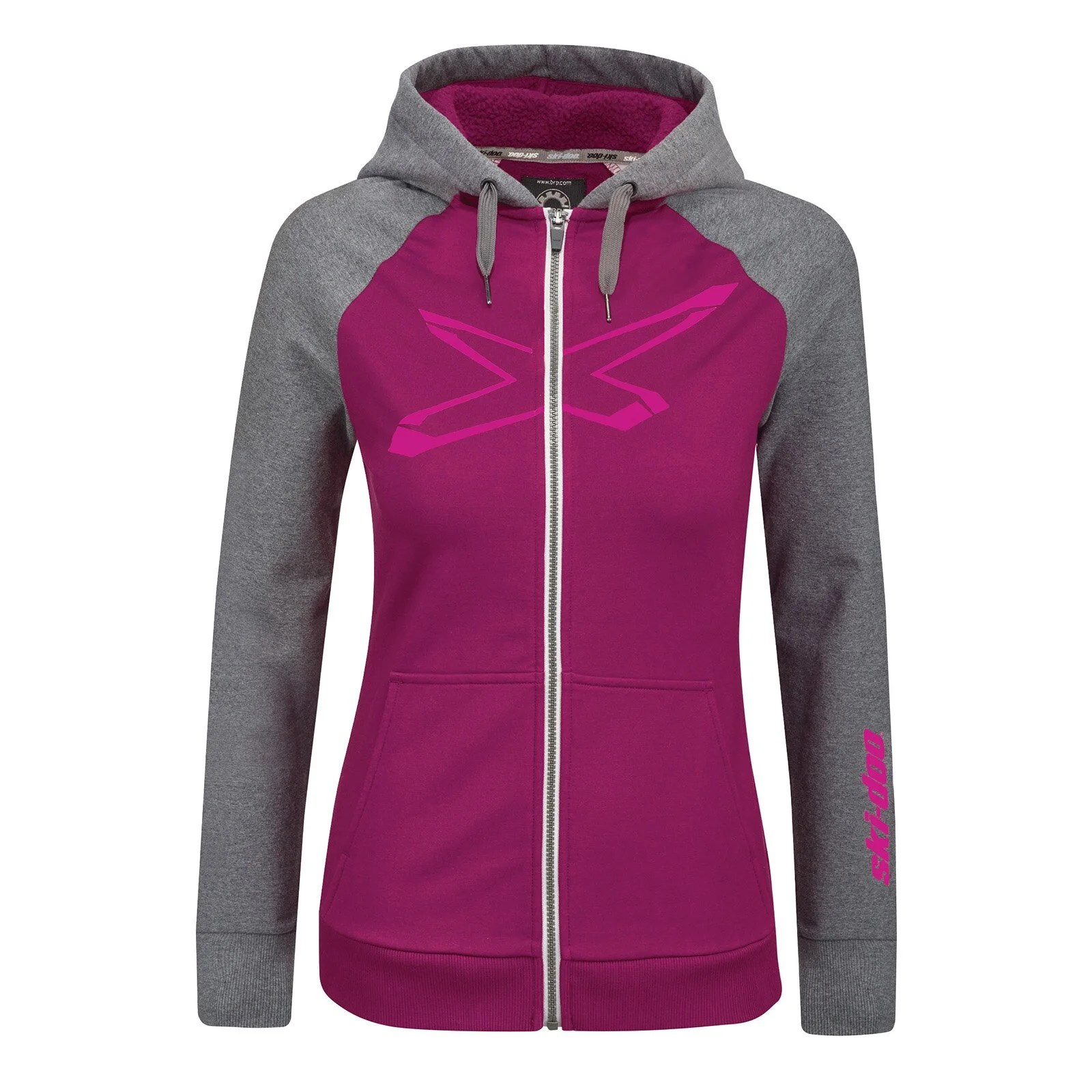 SkiDoo Ladies’ XTeam Hoodie Raspberry