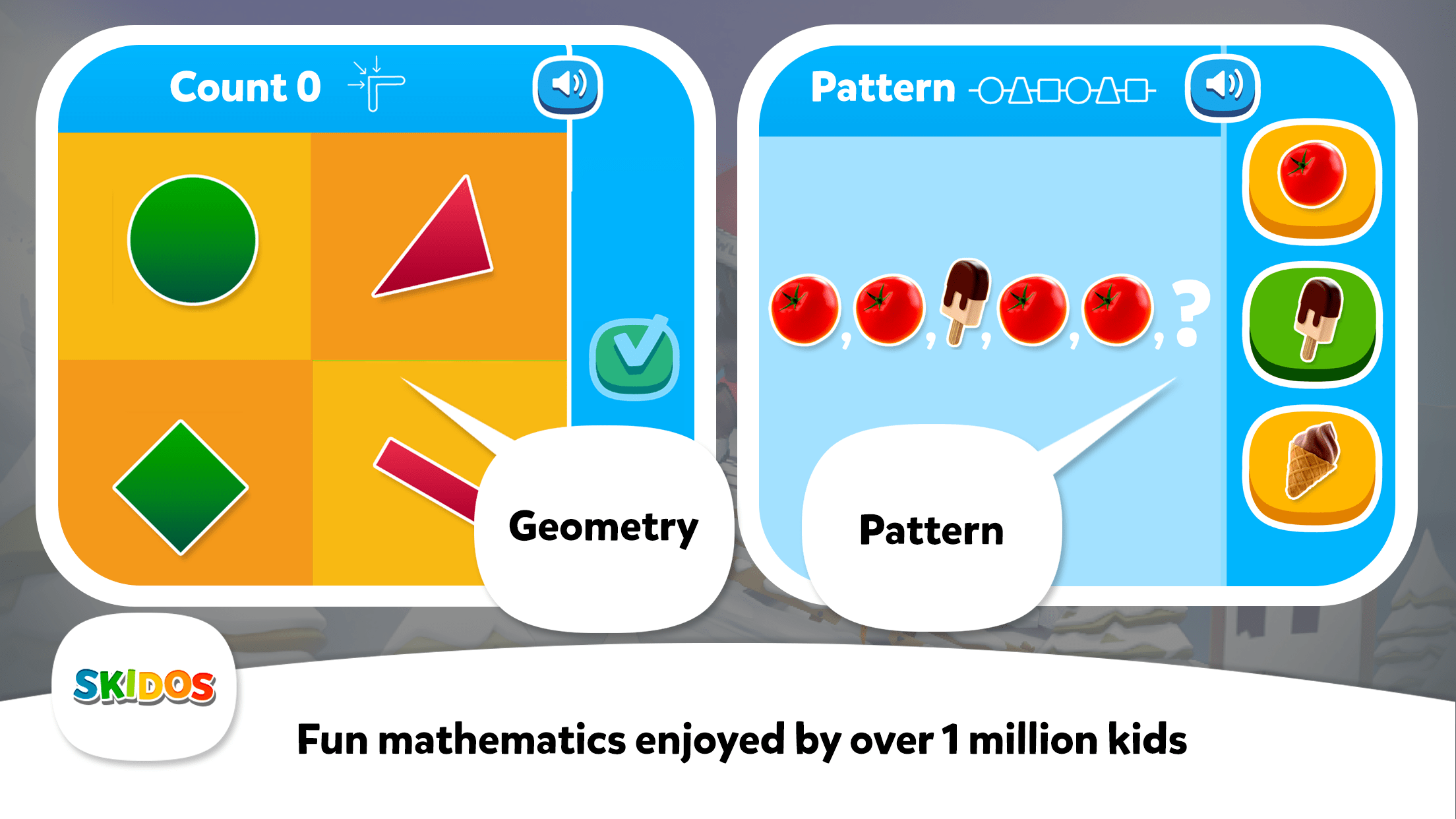 Fun Math Game with Prodigy Skiers Snow race Skidos