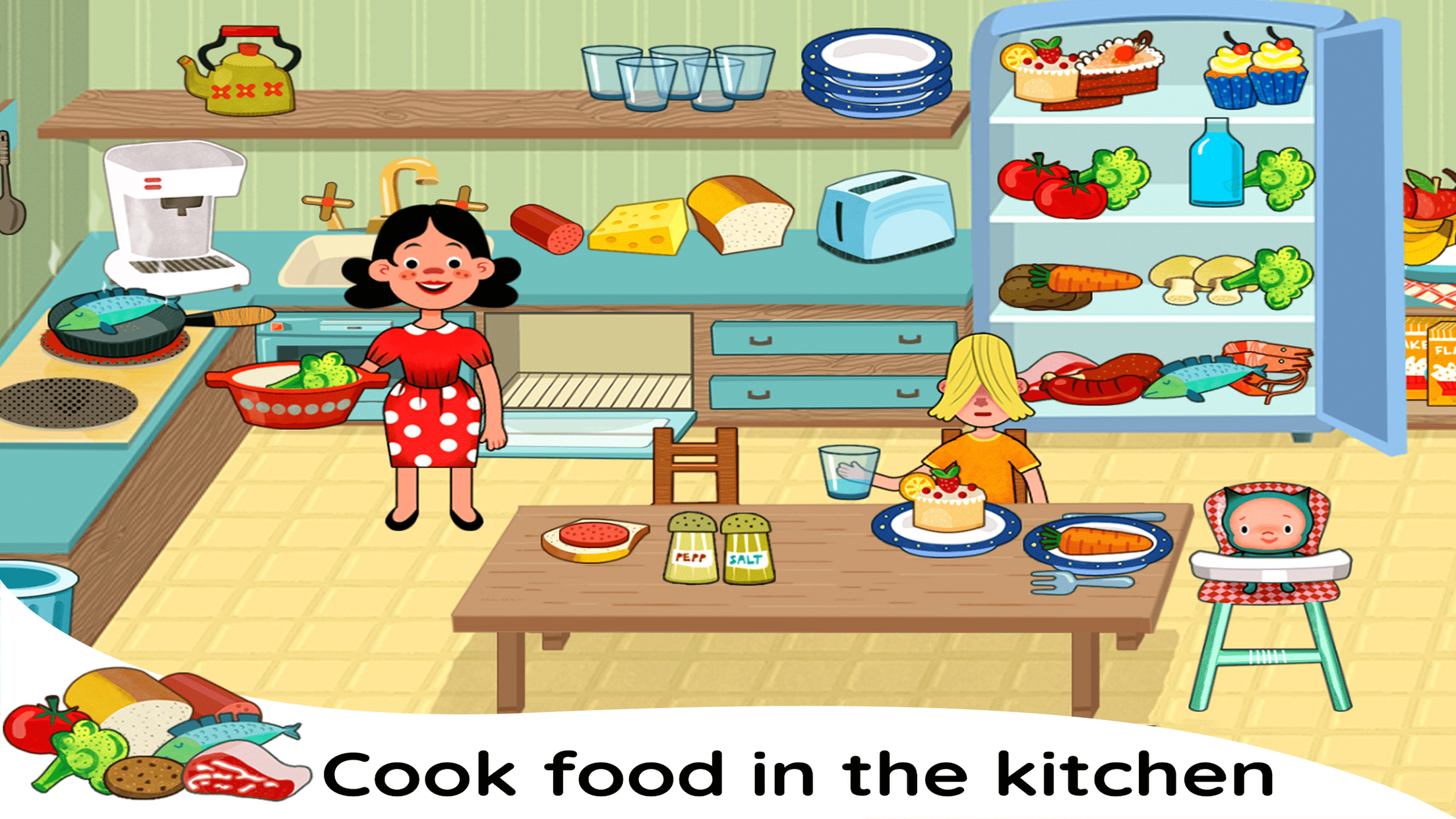 Play House Game for Toddlers SKIDOS