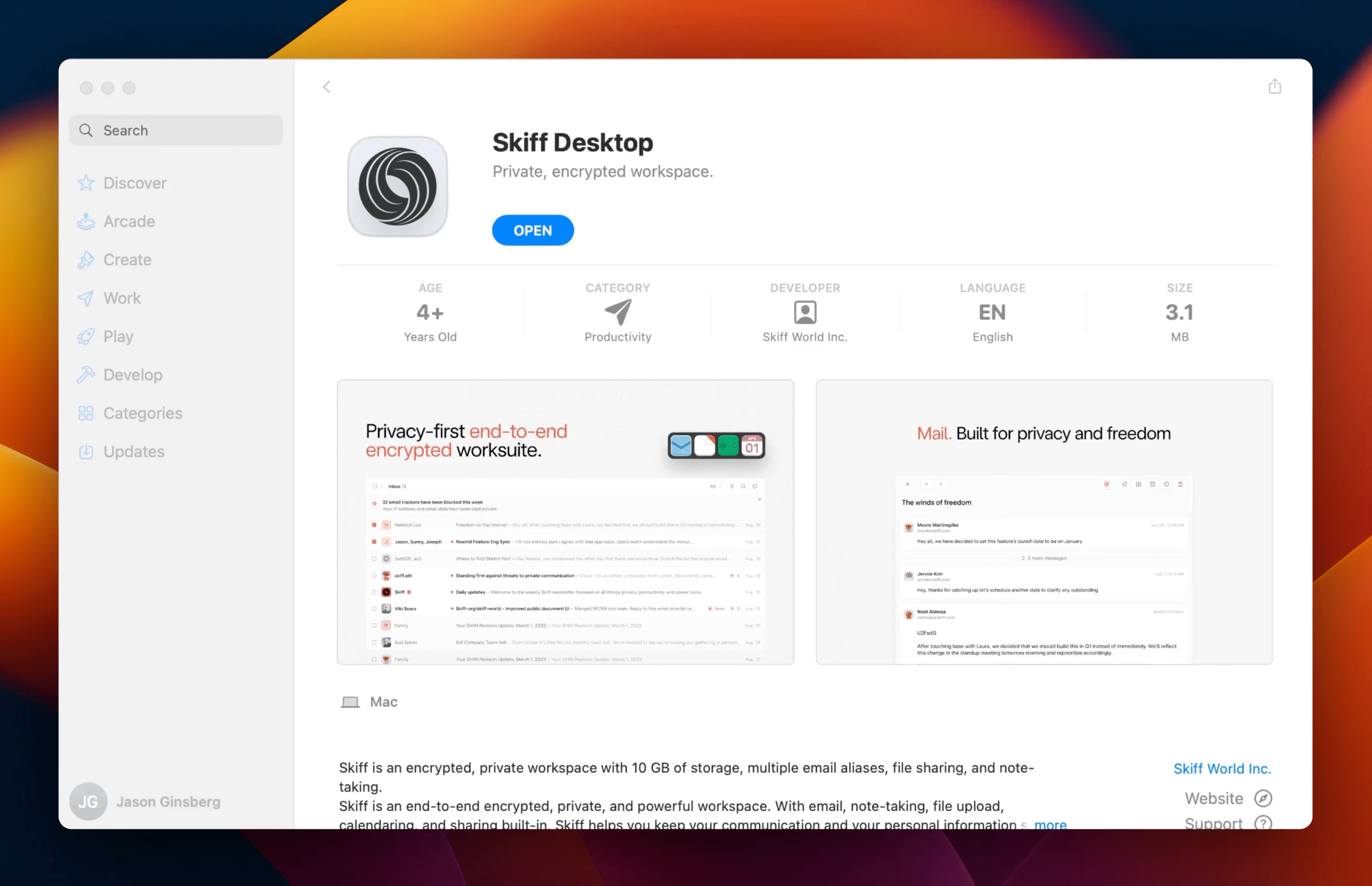 Moved to the Mac App Store