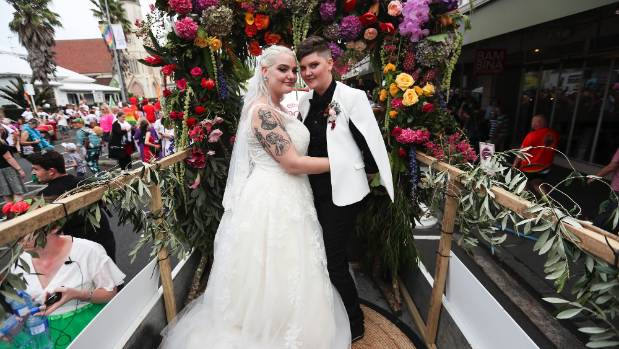 Lesbian couple first in New Zealand to get married in Pride