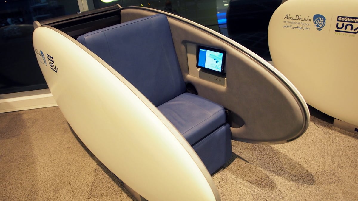 Up Close With Abu Dhabi Airport's Futuristic Sleeping Pods Skift