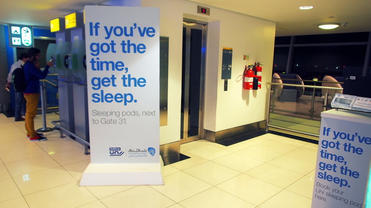 Up Close With Abu Dhabi Airport's Futuristic Sleeping Pods Skift