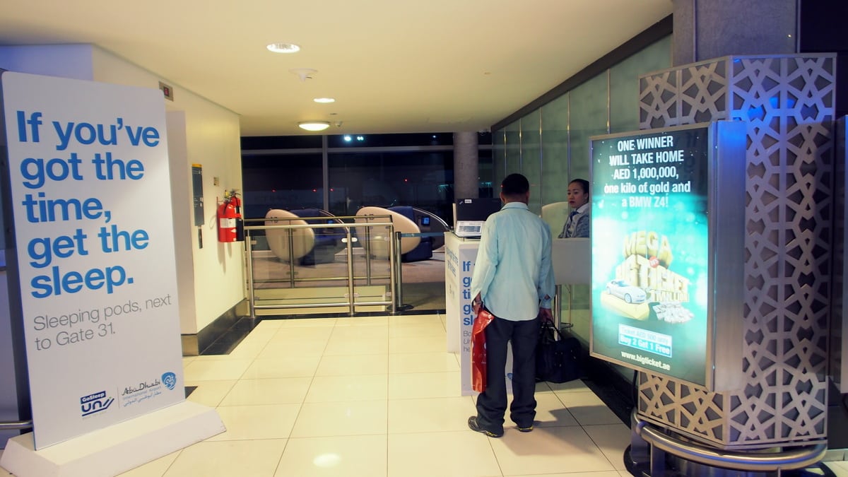 Up Close With Abu Dhabi Airport's Futuristic Sleeping Pods Skift