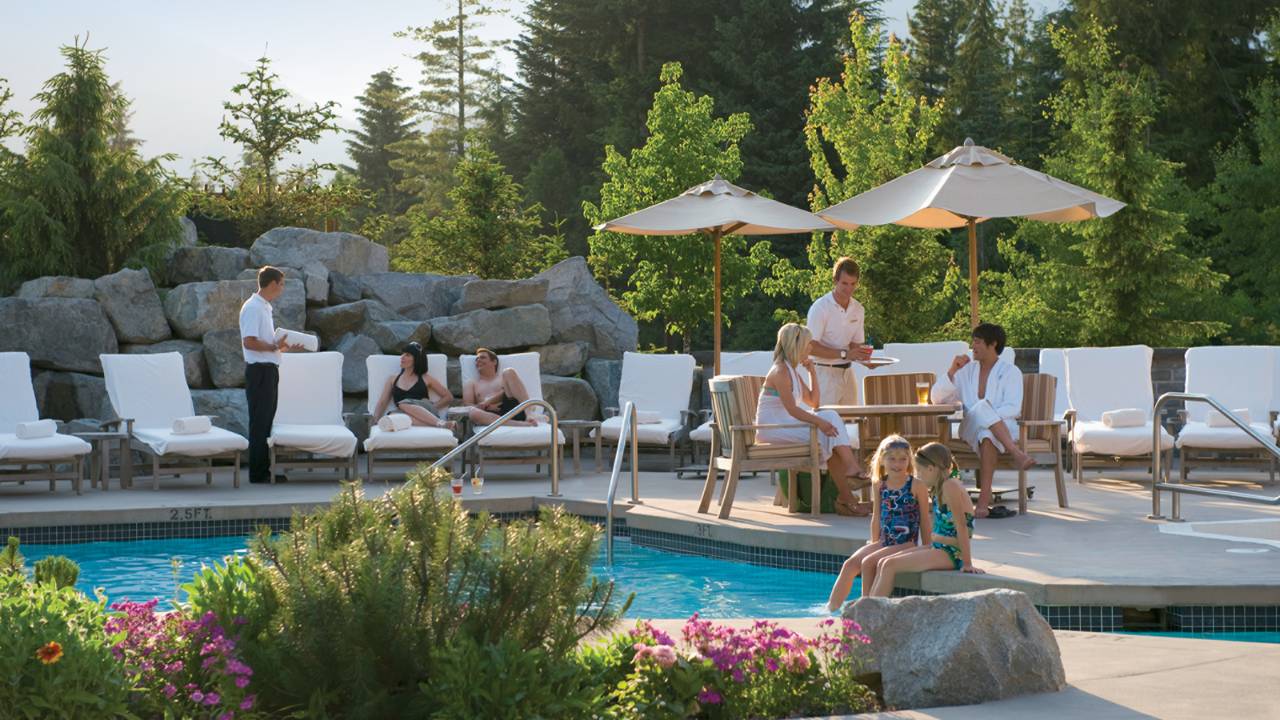 Whistler Four Seasons Resort Pool Whistler Luxury Home Rentals