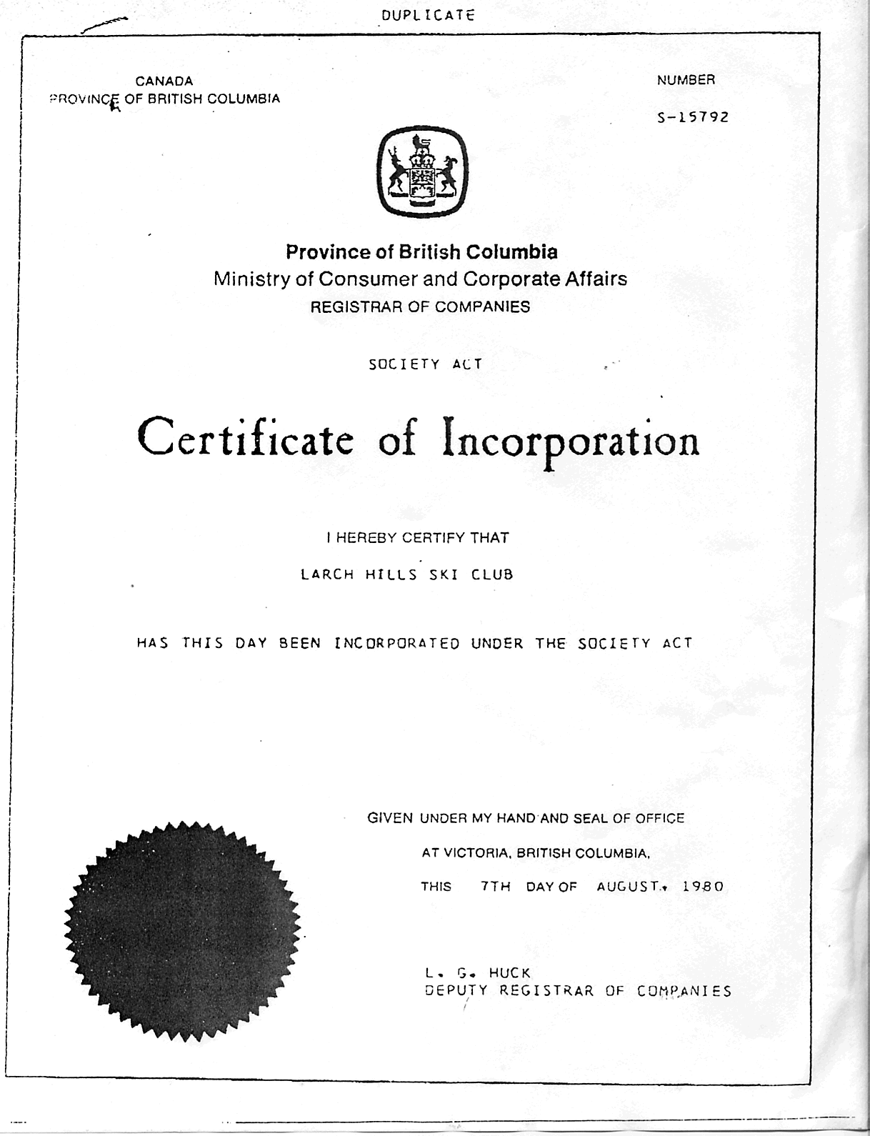 Club Documents Larch Hills Nordic Society