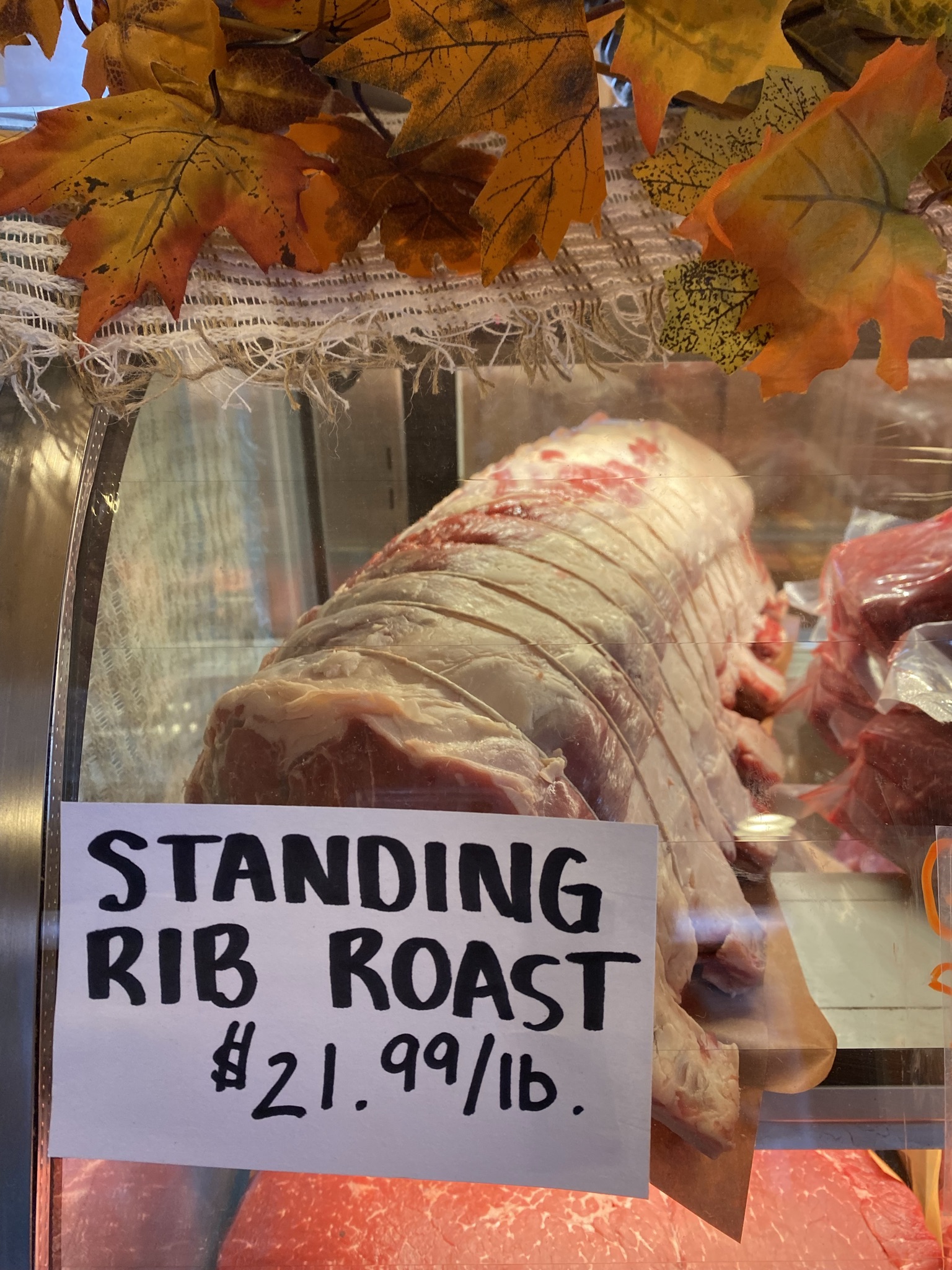Thanksgiving BoneIn Standing Rib Roast Skillman Farm Market and