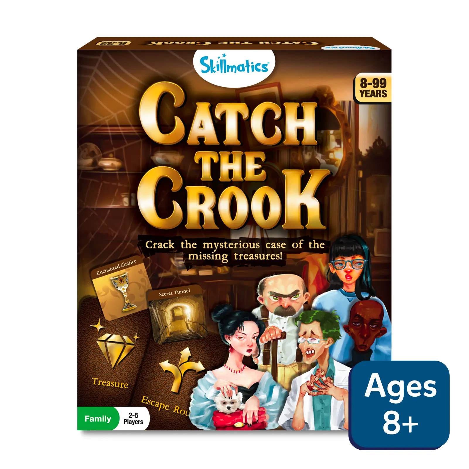 Catch The Crook | Strategy & mystery board game (ages 8+) – Skillmatics US
